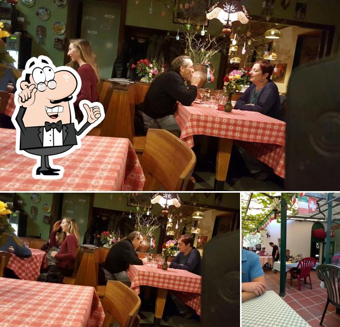 Gli interni di Da Giacomelli