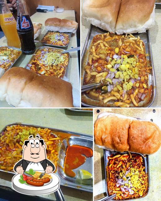 Pulled pork sandwich at Mun Mun Misal Pav Centre