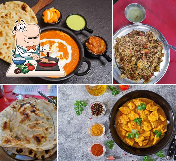 Chicken curry at Shiv Vaishno Dhaba