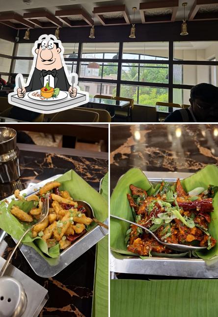 The photo of food and interior at Benne Bhavan - Divine Veg Restaurant