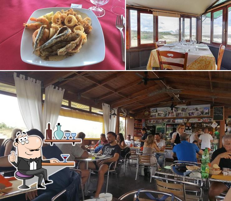 Dai un’occhiata alla foto che presenta la interni e cibo di Bufalara