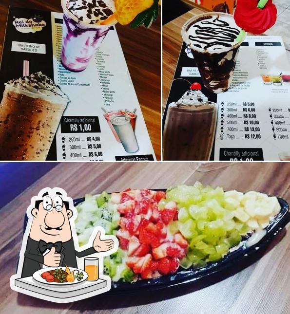 Comida em O Rei Do Milkshake