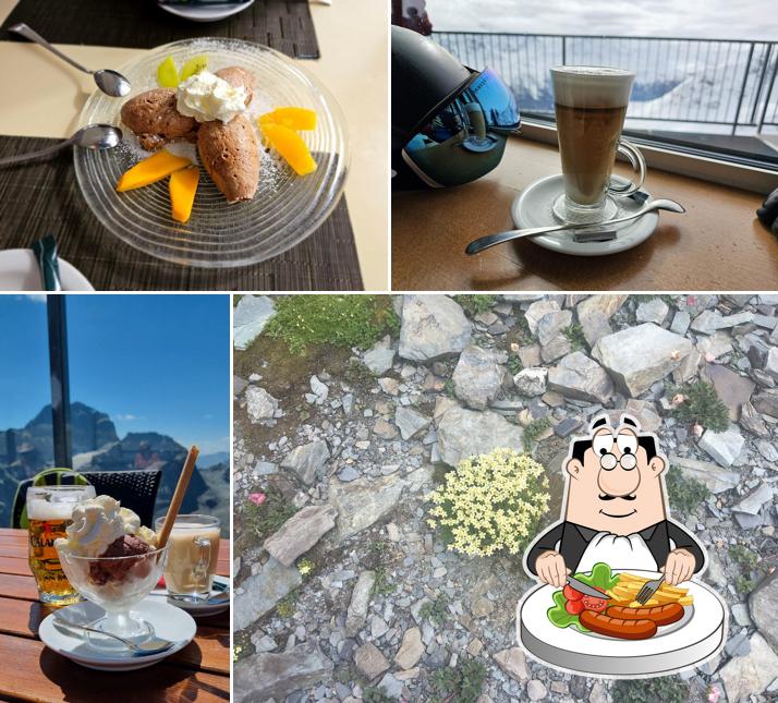 Mousse al cioccolato al Restaurant Piz Nair 10'000 feet