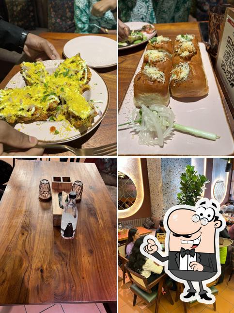 The interior of SORREL - Fusion Vegetarian Madhapur