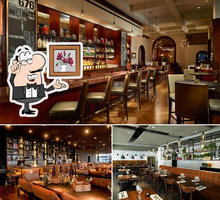 The interior of Anand Dhaba