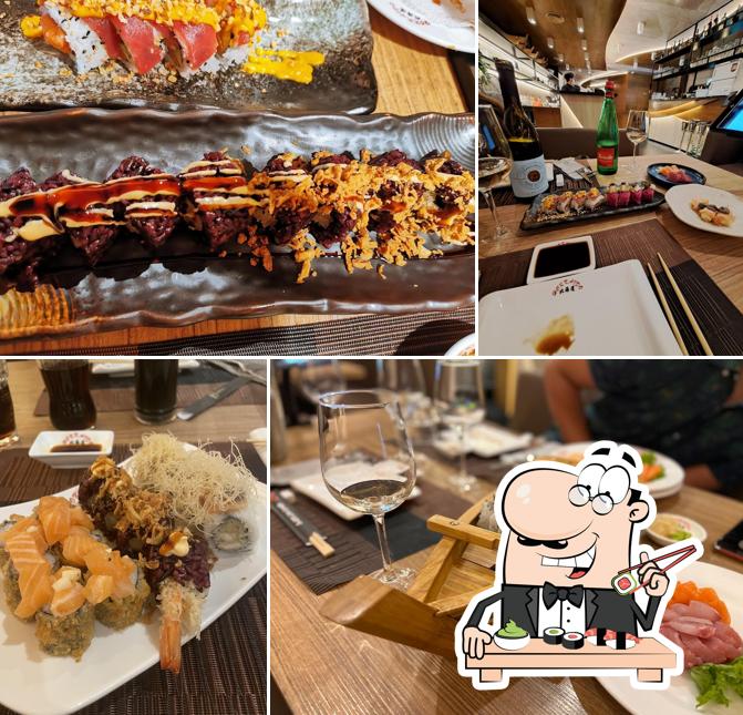 Scegli le varie opzioni di sushi