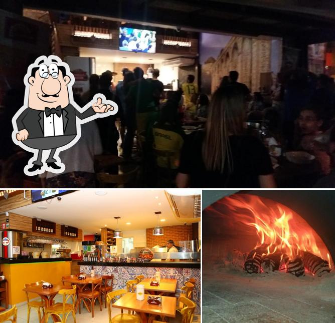 O interior do Lucca Forneria