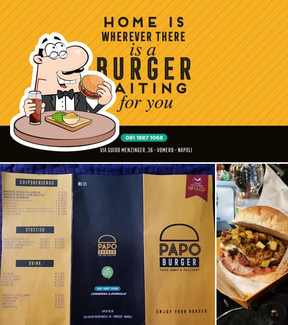 Prenditi un hamburger a Papo Burger
