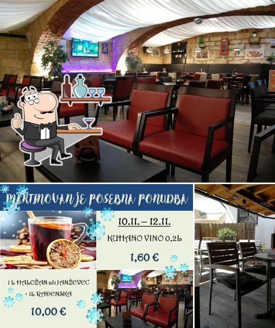 Dai un'occhiata agli interni di bar Divino