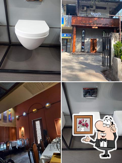 The interior of Raga Restaurant