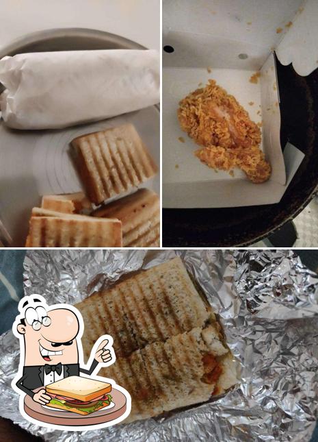 Grilled cheese sandwich at Albaik Albrost Fast Food