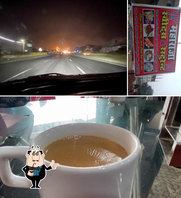 Enjoy a drink at Maharaja sweets and restaurant