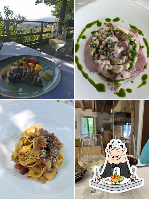 Cibo al Trattoria alla Cima