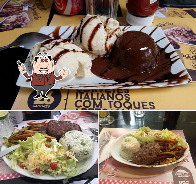 Platos en Brazilian American Burgers - Sudoeste