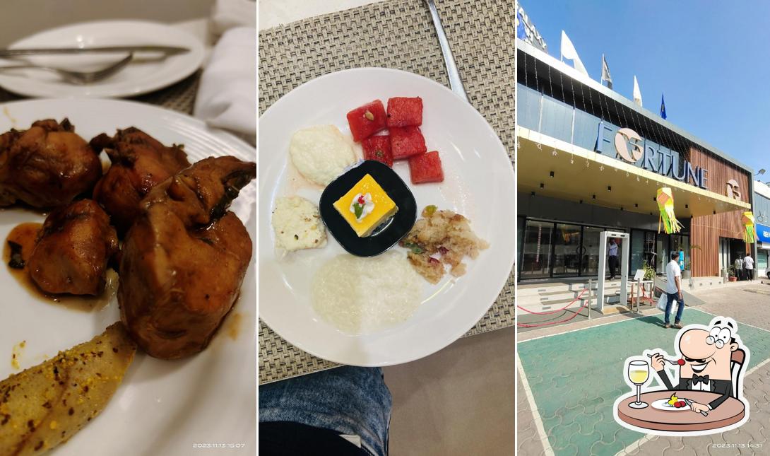 Food at Orchid Restaurant