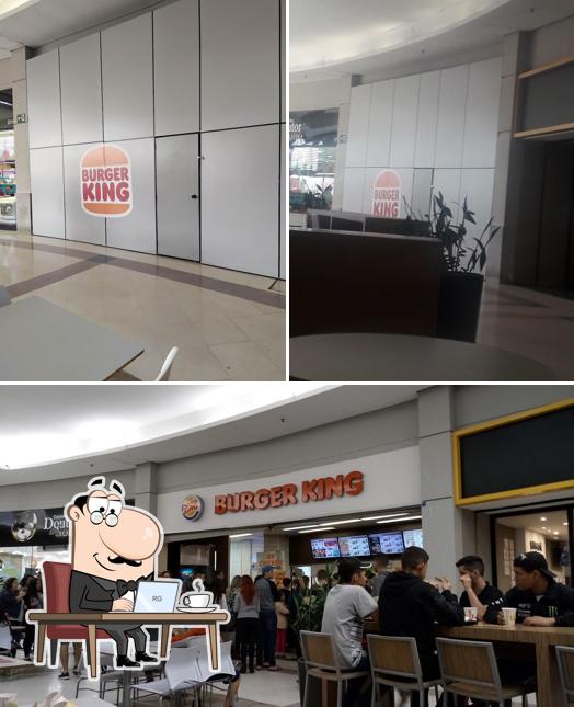 O interior do Burger King