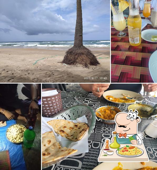 Food at Cosmos Beach Shack