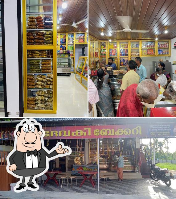 The interior of Devaki bakery