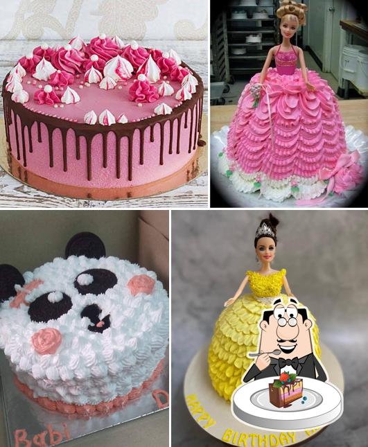 Chocolate cake at Luxmi Bakers