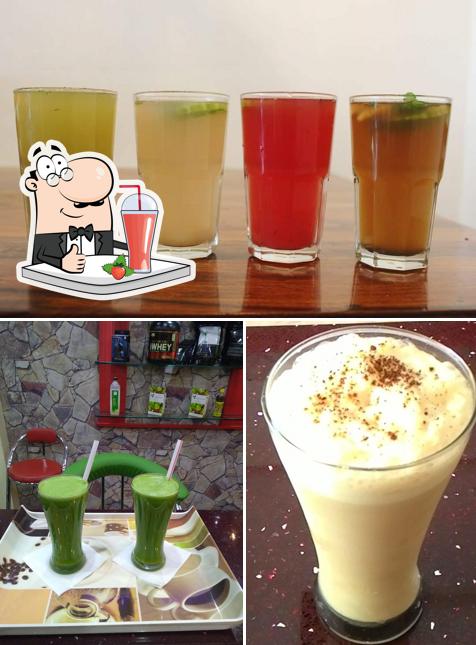 Palampur Juice Bar & Cafe serves a variety of drinks