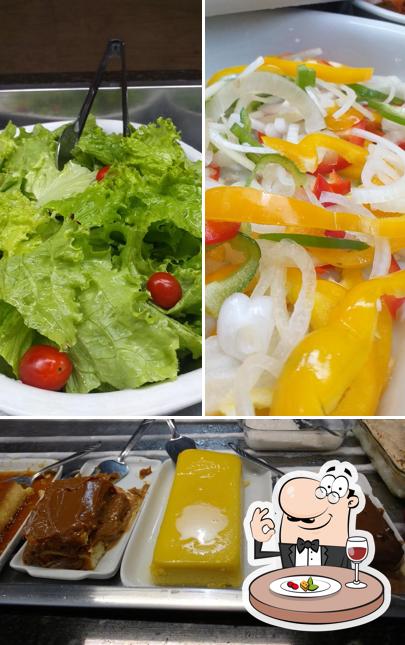 Platos en Recanto das Cigarras