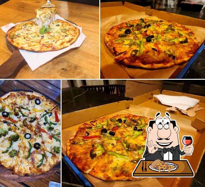 Try out pizza at The Irish Green