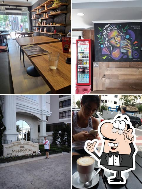 Veja imagens do interior do Blend Coffee Shop