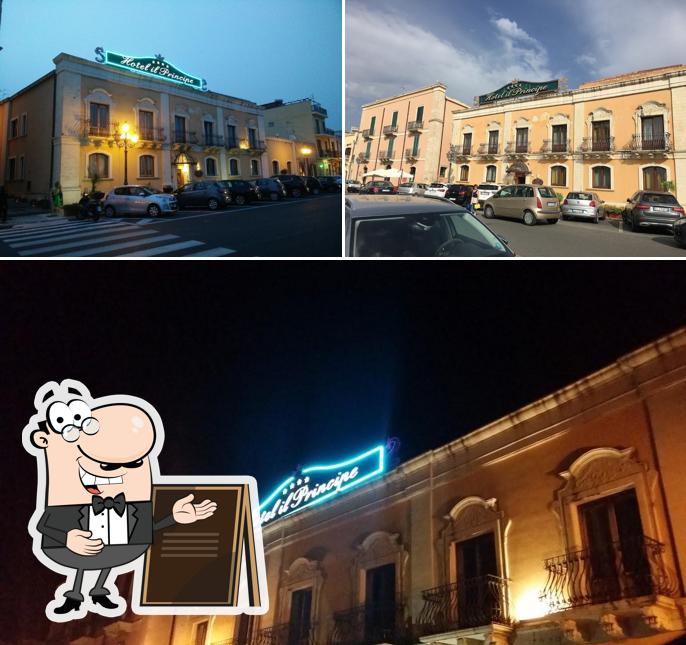 Goditi la vista dall'area esterna di Hotel Il Principe