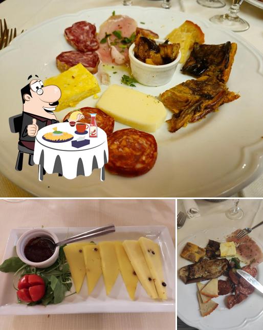 Piatto di formaggi al Ristorante Centrale