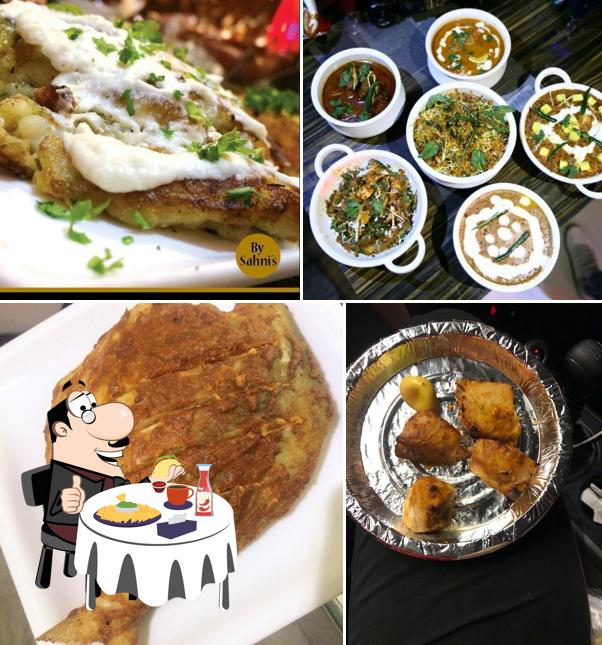 Try out a burger at Sahni Fish and Chicken