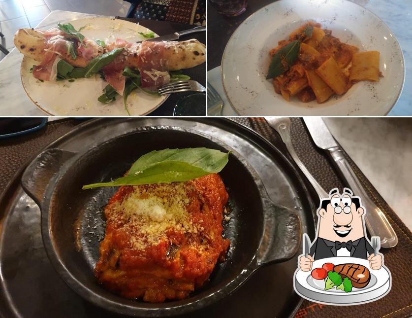 Piatti di carne sono disponibili a Brado - Burger & Pizza