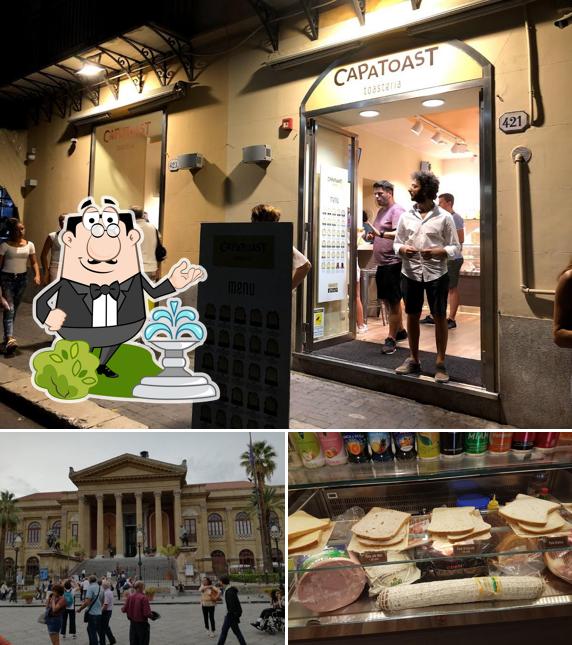 Dai un’occhiata alla immagine che mostra la esterno e cibo di Capatoast - Palermo