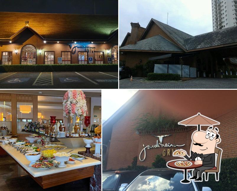 Desfrute da vista da área externa do Jardineira Grill