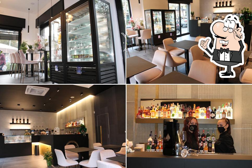 Gli interni di Terrazza Manzoni