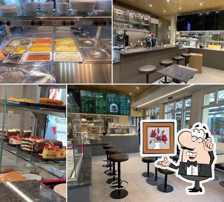 Gli interni di Restaurant Märtegge Food and Coffee