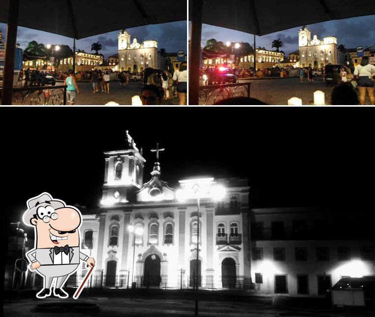 Desfrute da vista da área externa do Restaurante Odoyá