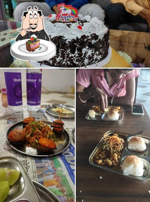 Chocolate cake at Hotel New Seema