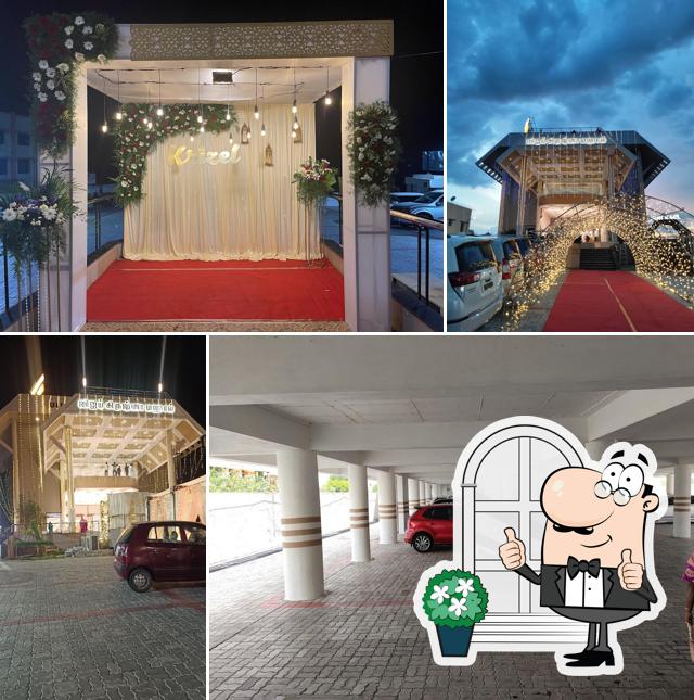 The exterior of Vijay Krishna Mahal