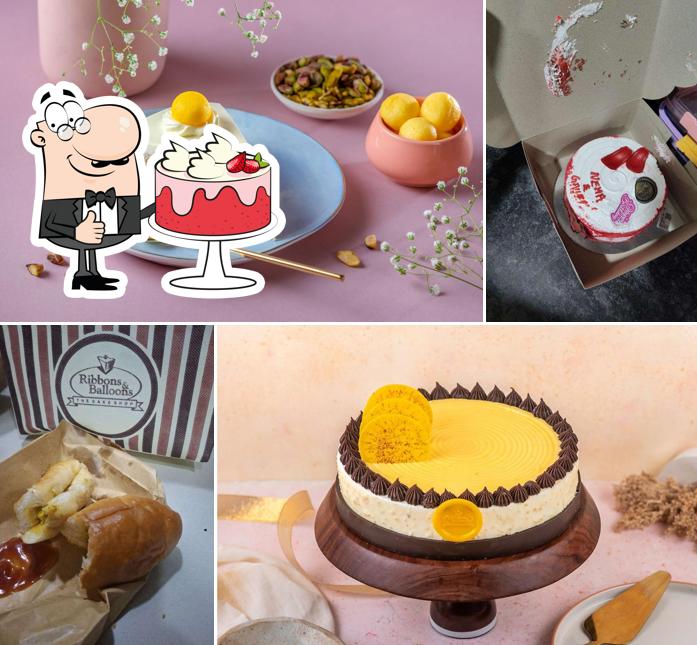 Red velvet cake at Ribbons and Balloons - The Cake Shop