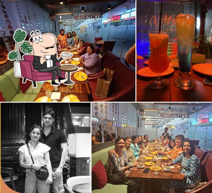 The interior of Symposium World Cuisine