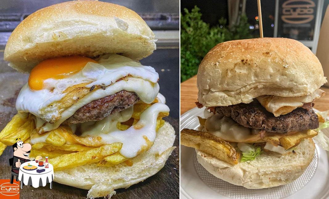 Concediti un bell'hamburger a Cybo