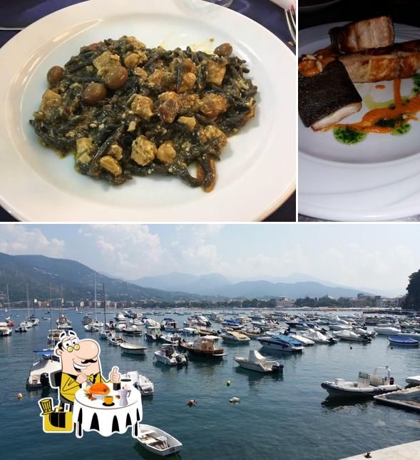 Cibo al Ristorante Yacht Club Sestri Levante