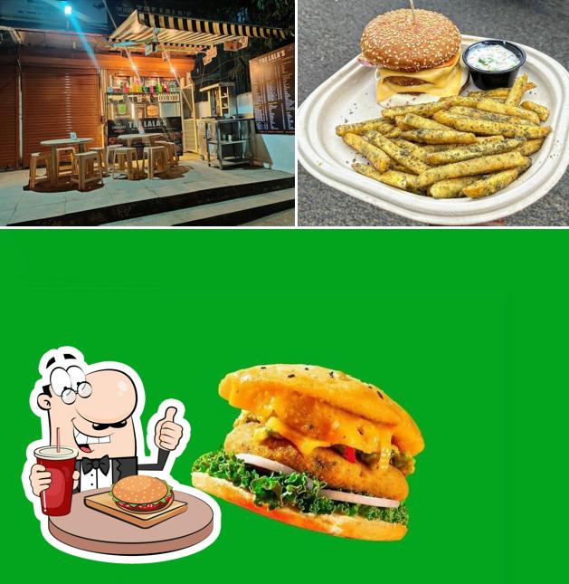 Treat yourself to a burger at The Lala's