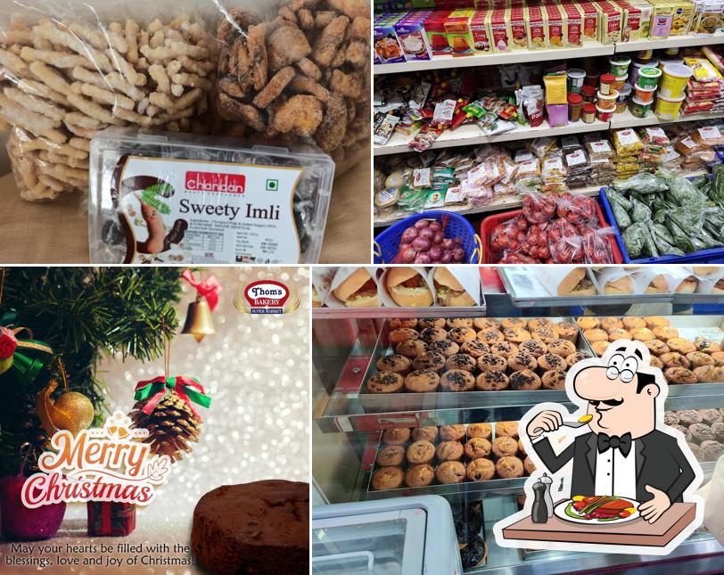 Food at Thom's Bakery & Supermarket