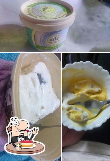 NIC Ice Creams serves a variety of sweet dishes