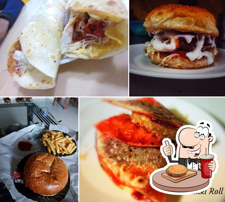 Treat yourself to a burger at Pizza House