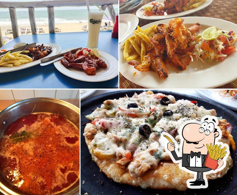 Order French-fried potatoes at S2 Beach Shack and Cottages