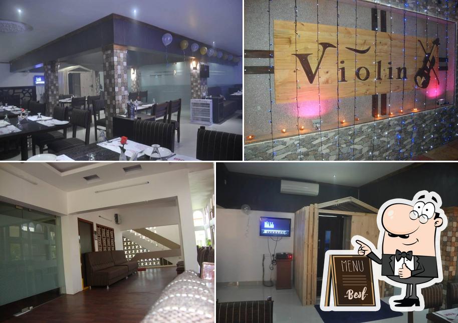 Look at this photo of violin restaurant