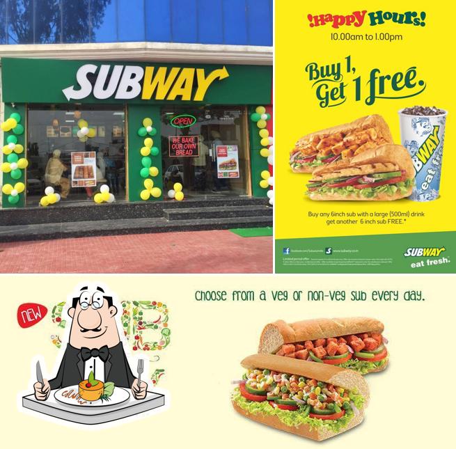 Food at Subway Mansoorwal Dona