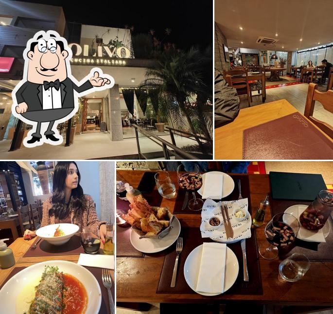 O interior do Olivo Cucina Italiana: Massas, Carnes, Vinhos, Restaurante Italiano, Petrópolis